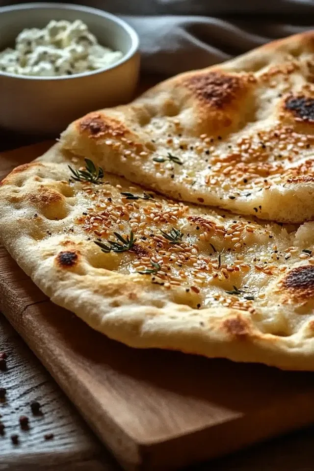 Das ultimative Keto Hüttenkäse Fladenbrot Rezept