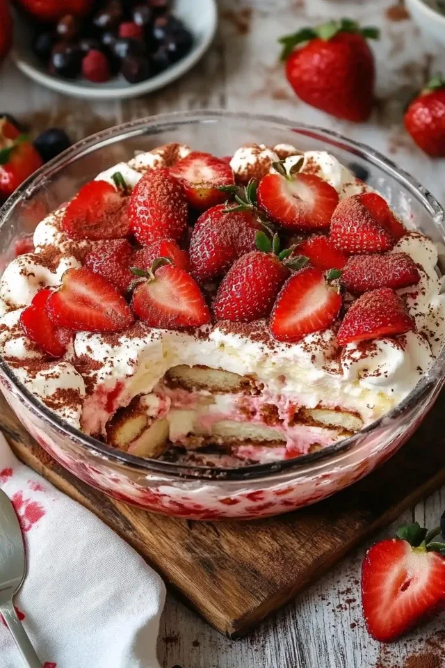 Cremiges Erdbeer-Tiramisu: Einfach & Ohne Alkohol