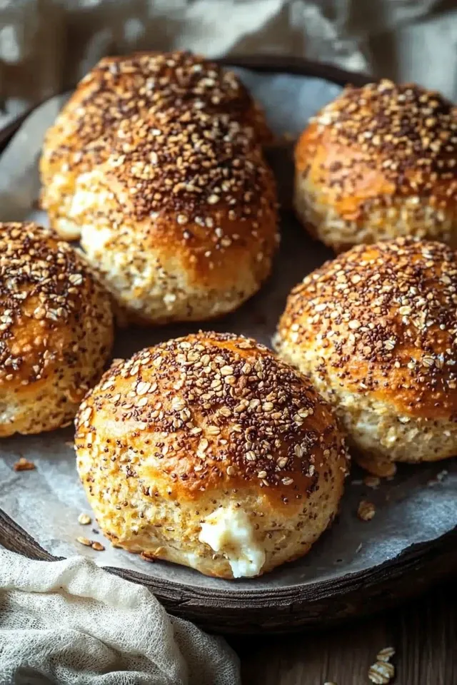 Saftige Haferflocken-Topfen-Brötchen: Schnell & Gesund