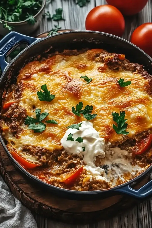 Saftiger Low Carb Gyros Auflauf – Einfach & Schnell