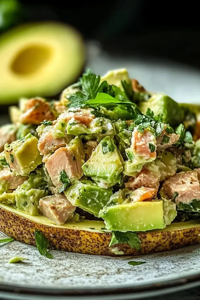 Cremiger Avocado Thunfischsalat – Einfaches Low-Carb Rezept