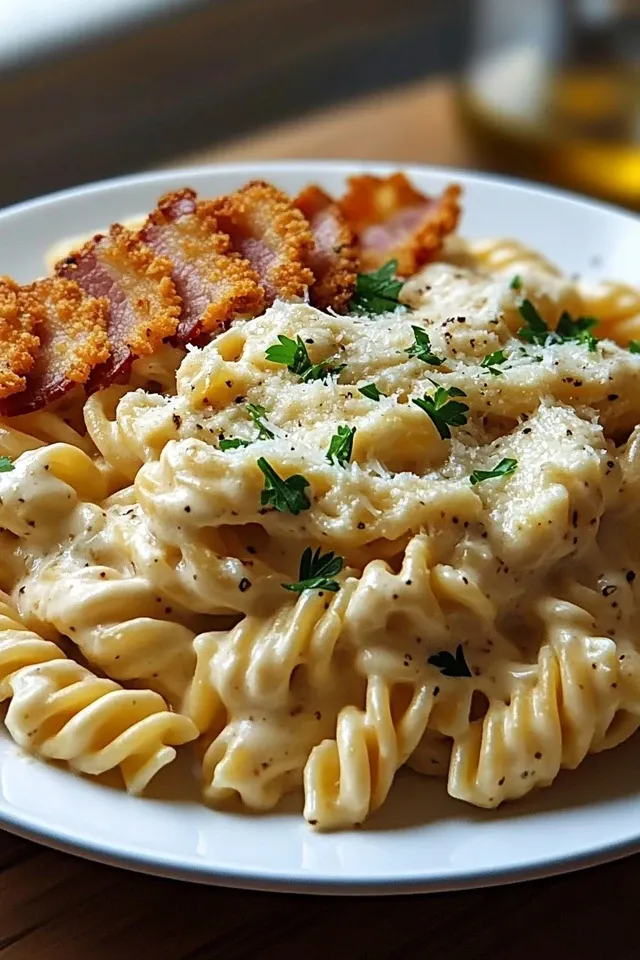 Cremige Knoblauch Parmesan Pasta – Schnell und lecker!