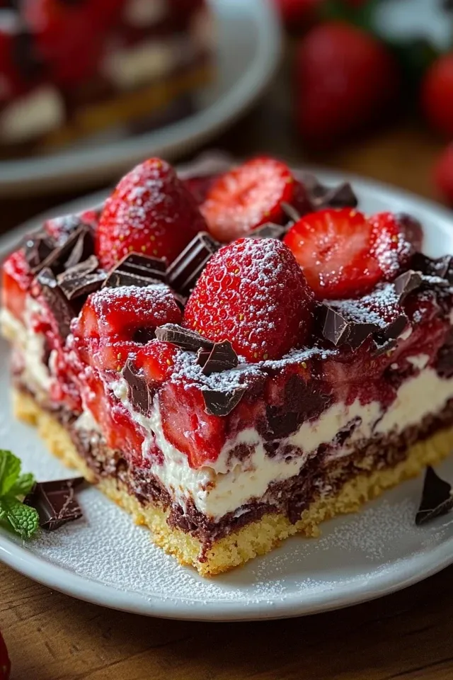 Erdbeere Stracciatella Kuchen – Ein himmlisches Rezept