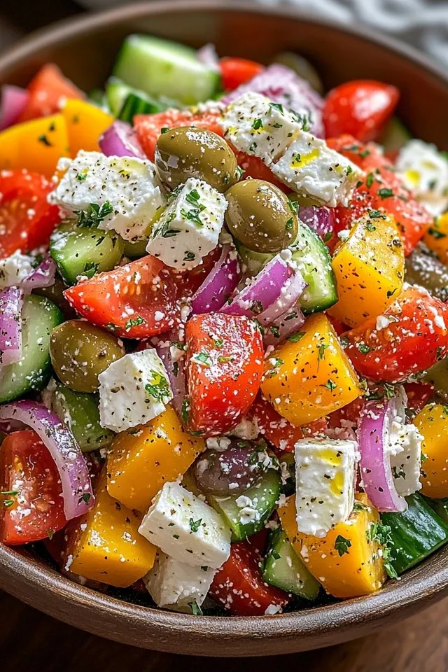 Griechischer Bauernsalat: Ein einfaches Rezept