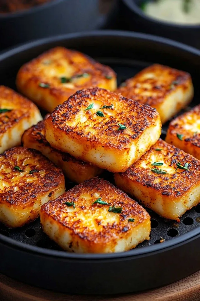 Perfekter Halloumi aus dem Airfryer: Knusprig in 15 Minuten