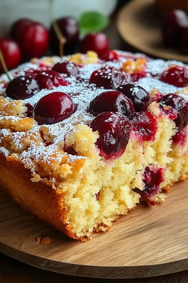 Kirschkuchen mit Buttermilch: Saftig und unwiderstehlich