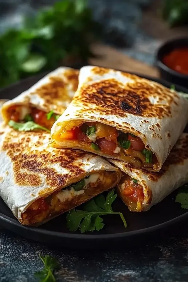 Knusprige Wrap-Ecken aus dem Airfryer