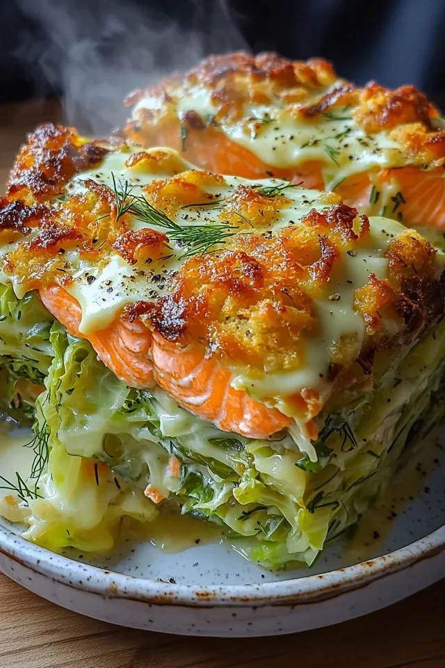 Lachs-Spitzkohl-Auflauf – Ein Rezept für jeden Anlass