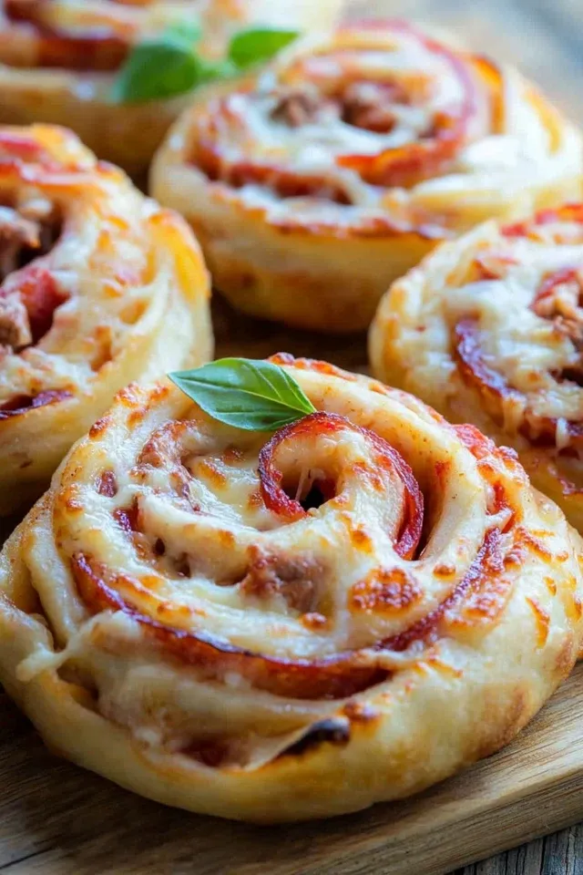 Leckere Low Carb Pizzaschnecken für jeden Anlass