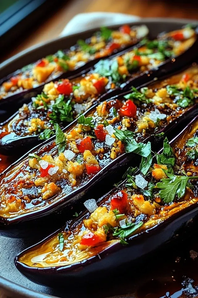 Mediterrane geröstete Aubergine – Ein geschmackliches Erlebnis