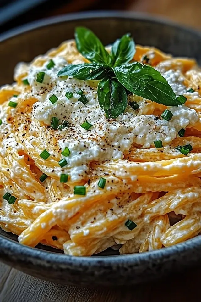 Protein Nudeln mit Hüttenkäse: Ein gesundes Rezept