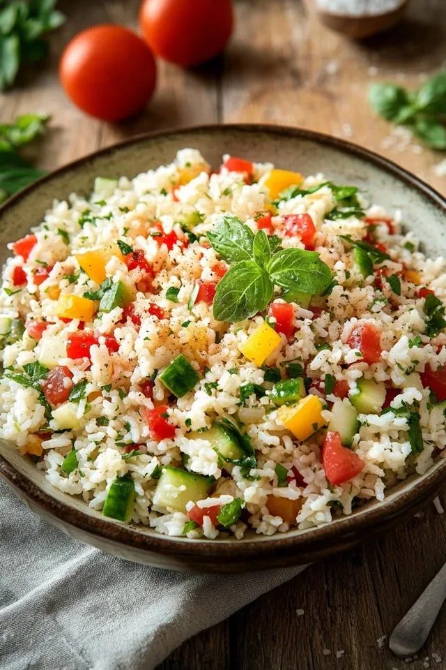 Einfacher Reissalat: Das perfekte frische Sommergericht
