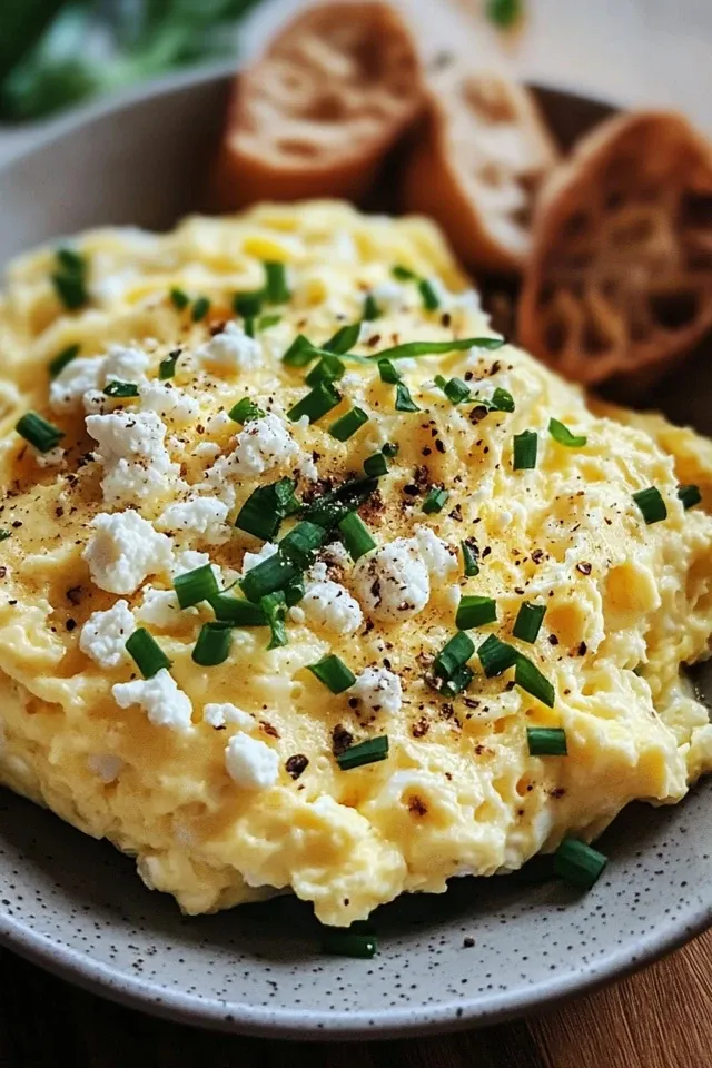 Cremiges Rührei mit Hüttenkäse: Proteinreich & Schnell