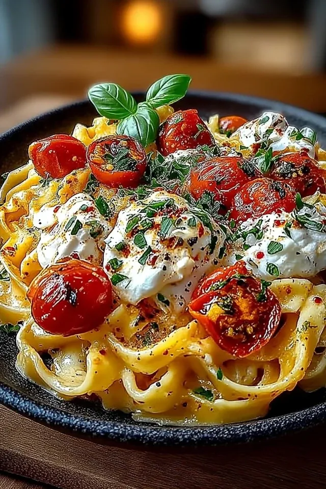 Cremige Burrata-Pasta für jeden Anlass