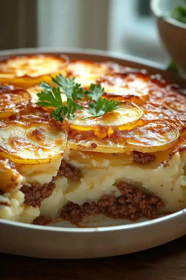 Herzhafter Kartoffel-Hackfleisch-Auflauf für jeden Anlass