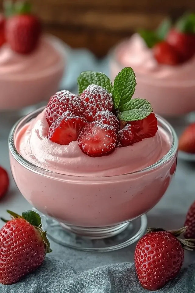 Einfache Erdbeer-Mousse – Der perfekte Genuss für jeden Anlass