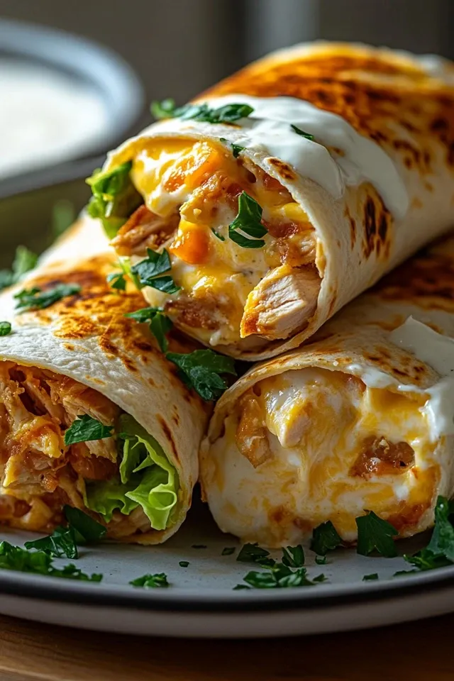 Käsige Hähnchen Wraps: Leckeres Rezept für jeden Anlass