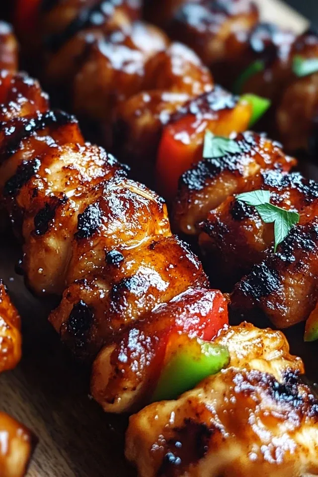 Gegrillte Honig-BBQ-Beeftastic-Spieße für jeden Anlass