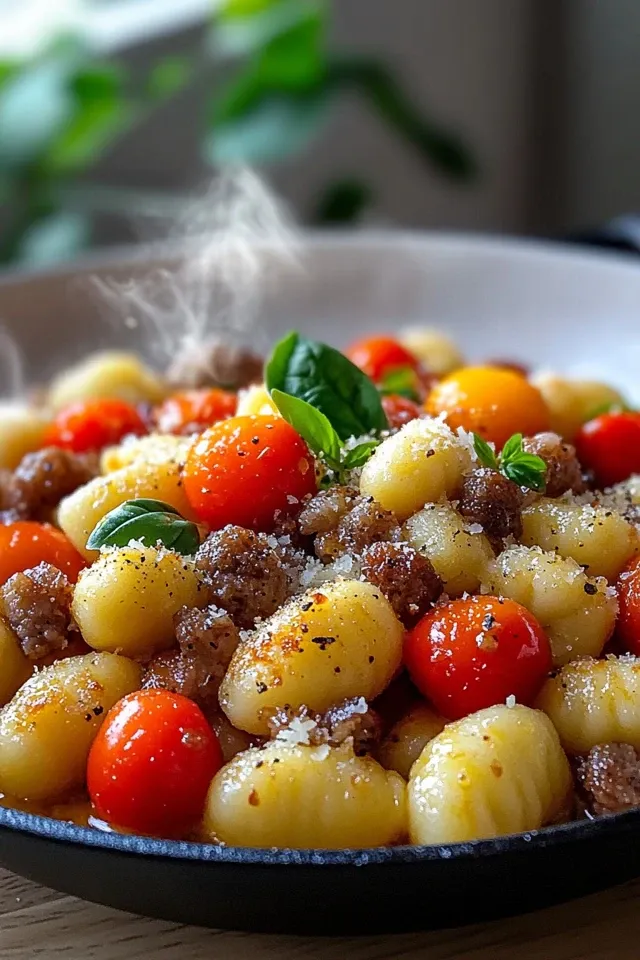 Gnocchi Pfanne Rezept: Einfach, schnell & unwiderstehlich!