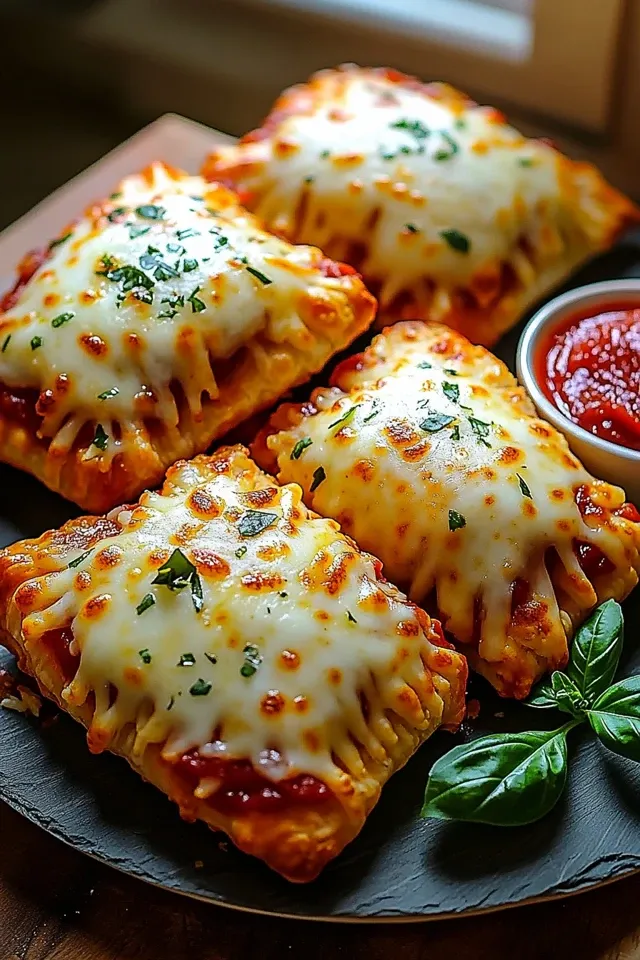 Hausgemachte Käse-Pizzataschen: Ein unwiderstehliches Rezept