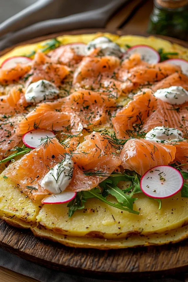 Kartoffelpizza mit Lachs: Ein Genuss für jeden Anlass
