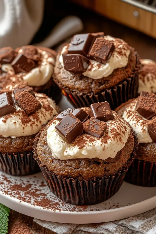 Kinder Bueno Muffins mit köstlicher Mascarponefüllung