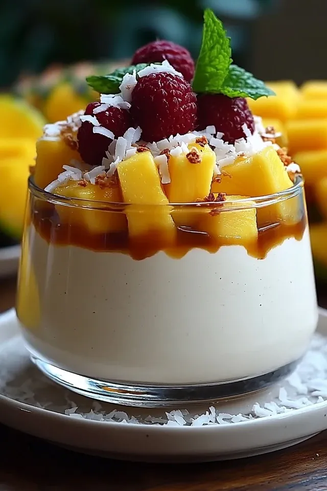 Köstliches Kokosnussmousse: Ein Traum aus der Karibik