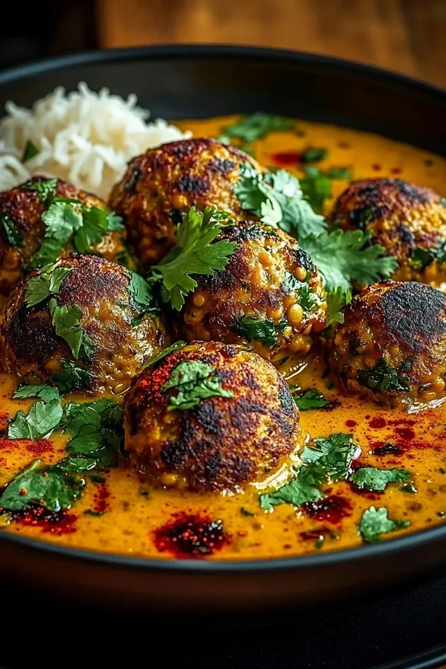 Linsenbällchen in Currysauce – Ein herzhaftes Rezept