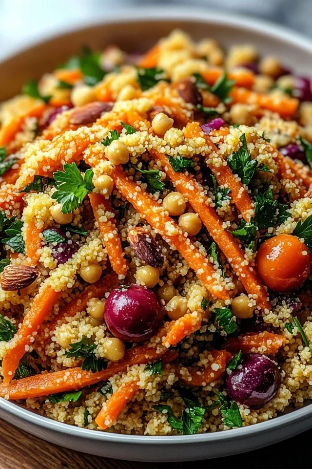 Marokkanischer Kichererbsen-Couscous-Salat Rezept