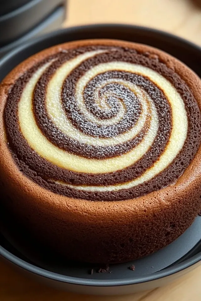 Mini Zebrakuchen aus der Heißluftfritteuse