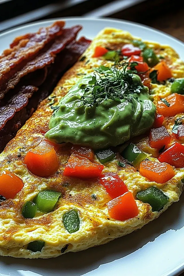 Omelett für eine gesunde Ernährung