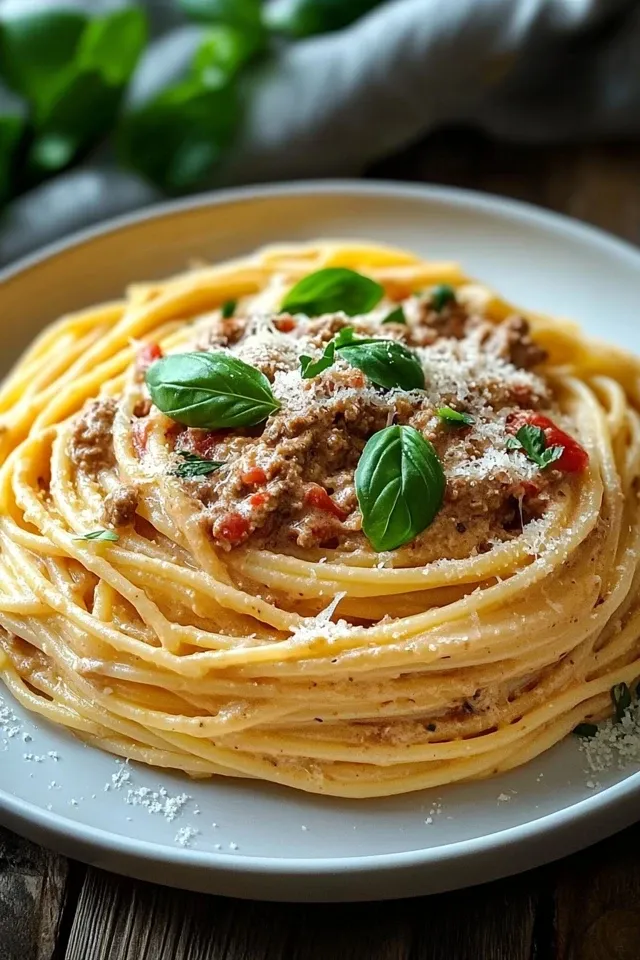 Pasta mit Beef Sauce: Ein klassisches Rezept