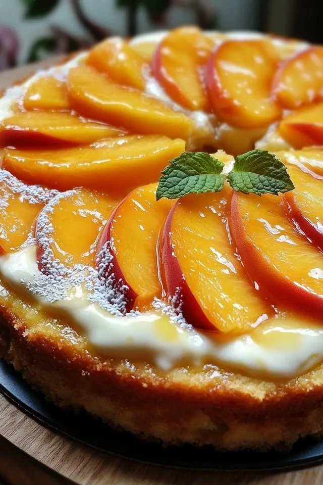 Pfirsich-Schmand-Kuchen: Ein Genuss für jeden Anlass