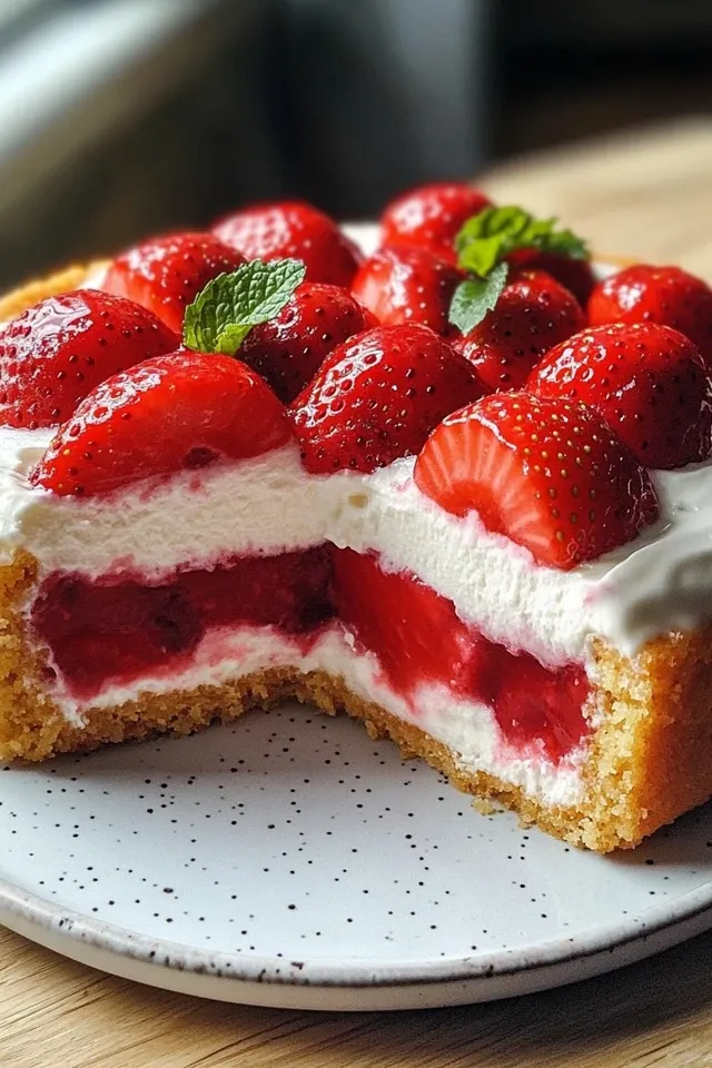 Schneller Erdbeerkuchen mit Schmand – Fruchtiger Genuss für jeden Anlass