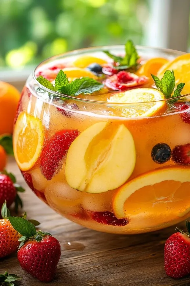 Sommerbowle alkoholfrei – fruchtig & erfrischend